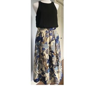 Warehouse Black Dress with Subtle Sheen